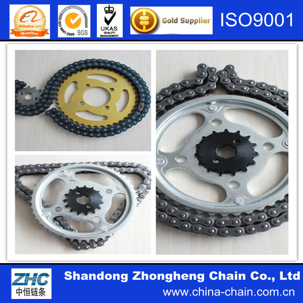 Motorcycle chain and sprocket kits for Cambodia market